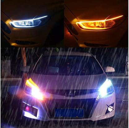 Blue tick car fancy daytime running light white, yellow Car Fancy Lights