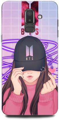 ORBIQE Back Cover for SAMSUNG Galaxy J8 J810GZKGINS GIRL, ANIME, BTS, LOVELY GIRL, CARTOON, CUTE GIRL, DOLL