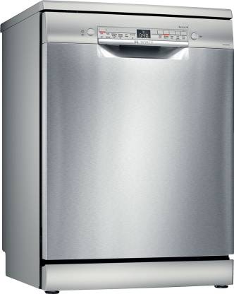 Bosch 13 Place Settings Dishwasher WiFi Enabled SMS6ITI00I, Silver Inox