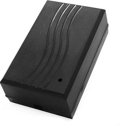 Electronic Spices Packof 2 Plastic Enclosure Box Black Adapter Cabinets For Electronic projects Three Pin Plug