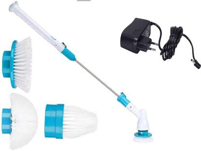 CHHELL Electric Spin Scrubber Power Brush, Turbo Scrub Electric Cleaning Brush Adjustable Waterproof Cleaner Wireless Charging Clean Bathroom Kitchen Cleaning Tools Cleaning Brush