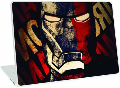 DZIRE Iron Man Laptop Skin Sticker Cover Case Decal vinyl Laptop Skin Compatible for 13.3 inch