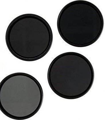 SUPERNIC 58MM Neutral Density ND Filter Kit for Canon Rebel and EOS Series (18-55MM LENS 55-250MM LENS) with 4 pocket carry pouch with microfiber cloth Free  Lens Hood