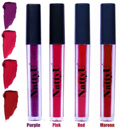 NattyU Premium Liquid Matte Lipsticks - HB Red Edition