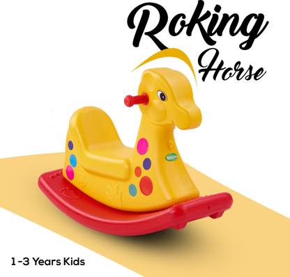 baybee Baby-Rocking for Kids/Swing toys for baby /Toddlers/Baby Rocking Toys for Kids| Plastic swing Ride-on Toy Rockers for Kids/Rocker for baby Horse toys for Kids/Baby Rocking Chair for Kids -BYT1404_YL