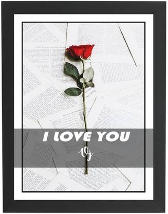 Beautum I Love You Vj Name Love You Printed Unique Digital Reprint 9inch x 13inch Painting Model No:CMGHP023083 Digital Reprint 13 inch x 9 inch Painting