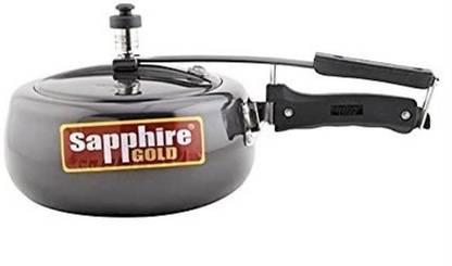 Sapphire Hard Anodised Galaxy 3 L Inner Lid Induction Bottom Pressure Cooker