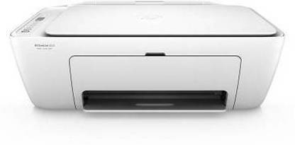 HP 2622 Multi-function WiFi Color Printer with Voice Activated Printing Google Assistant and Alexa (White, Ink Cartridge) Multi-function Color Inkjet Printer