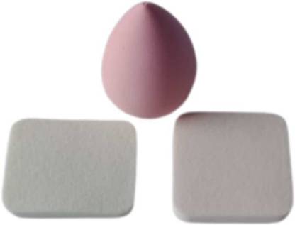 Sargun puff sponges with flat makeup sponge