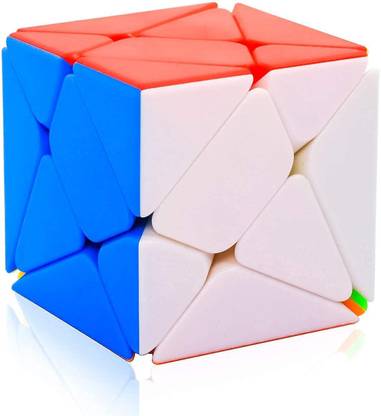 Newille Axis Cube High Speed Stickerless Magic Puzzle Cube Toy for Age 3 to 99 Years Old