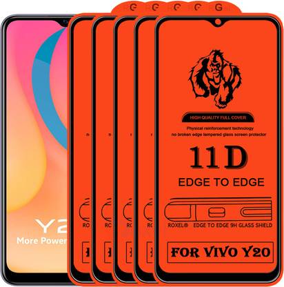 Roxel Edge To Edge Tempered Glass for Vivo Y20