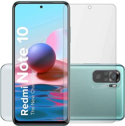 Novo Style Tempered Glass Guard for Redmi Note 10 4G Case-Friendly Matte Tempered Glass