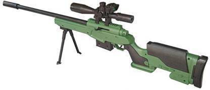 Tee AWM Sniper Rifle Toy Gun Long Gun with Plastic Bullets , Big Size Army Toy Gun for Boys Guns & Darts (Green) Guns & Darts