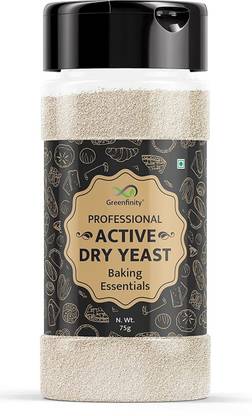 Greenfinity Baker's Active Dry Yeast, 75g Yeast Powder