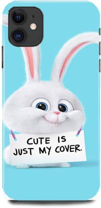 JUGGA Back Cover for APPLE iPhone 11, CUTE, BUNNY, CAT, RABBIT, CUTE IS JUST MY COVER