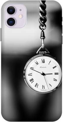 TPM Back Cover for Apple Iphone 11, Clock, Chain Clock, Grey, Pocket Clock