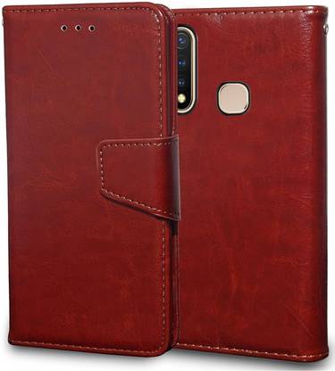 Unistuff Flip Cover for Vivo U20, Vivo Y19