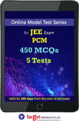 Target Publications JEE Main PCM Online Mock Tests Series | Practice 450 MCQs | Score Booster Model Tests with Solutions | Physics, Chemistry, Maths | 1 Year Subscription