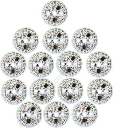 AURACELL 15 Pcs 9 Watt Blue Color Led Bulb DOB (Direct on Board) Raw Material BLUE Light Electronic Hobby Kit