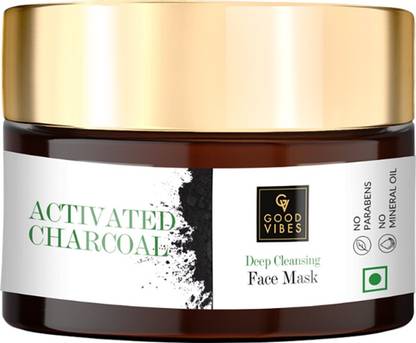 GOOD VIBES Deep Cleansing Face Mask - Activated Charcoal (50 g)