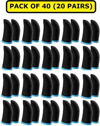 KeepMeSafe for Mobile Gaming (Anti Slip, Sweat Proof) 20 Pairs Finger Sleeve