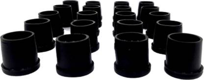 FLORAGREEN Rubber Cap Bush Feet Pad End Tip for Chair Furniture 19 mm Diameter (20 PC) Table Legs