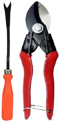 ERIN Gardening Tool Set pack of 2 Pcs contains Heavy Duty Cutter / Grasss Cutter / Double Cut & Weeder Garden Tool Kit