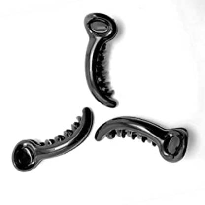 SY Products Black Banana Hair Clutcher/ Hair Clip for Women and Girls Hair Clip