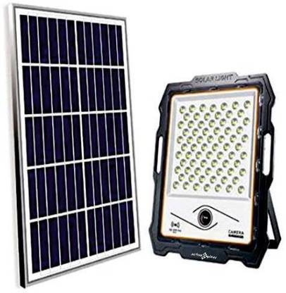 active pixel Solar Flood Light Wifi Camera 1080P 32GB TF Card LED Monitor 200W Solar Street Light Sound Warning Home Security Lamp Solar Light Set
