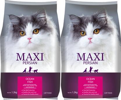 Maxi Buy 1 get 1 (2x1.2kg), Ocean Fish 2.4 Kg Dry Adult Cat Food