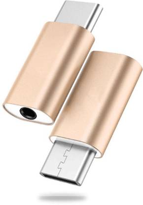 IMMUTABLE ROSE GOLD TC_2_TYPE C AUDIO JACK_Headphone Jack Earphone Audio AUX Adapter Type-C To 3.5mm Converter Metal Phone Converter