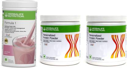 HERBALIFE NEW FORMULA 1 ROSE (500g) WITH PROTIEN POWDER 2PCS (200g) SET OF 3 PCS Plant-Based Protein