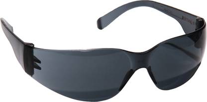 Frontier Hardy Black Eye Protection Safety Glasses Pack of 1 Goggles L Hardy-F-SI Smoke Grey X 1 Goggles L Welding, Blowtorch, Power Tool, Wood-working, Laboratory  Safety Goggle