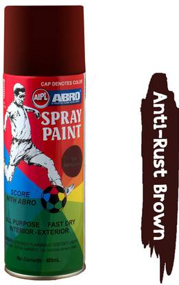 ABRO Premium Quality Spray Paint from well know USA Brand - ABRO Brown Spray Paint 400 ml