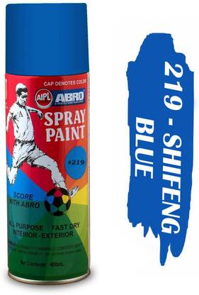 ABRO Premium Quality Spray Paint from well know USA Brand - ABRO Blue Spray Paint 400 ml