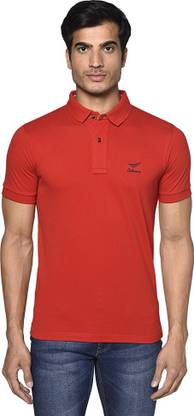 Solid Men Red T-Shirt