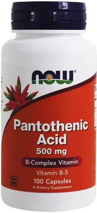 Now Foods PANTOTHENIC ACID,500 mg ,B-COMPLEX VITAMINS
