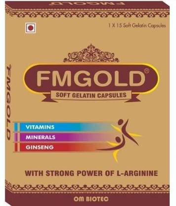 FM GOLD SOFT GELATIN CAPSULES/ VITAMINS/ MINERALS/ GINSENG/ L-ARGININE