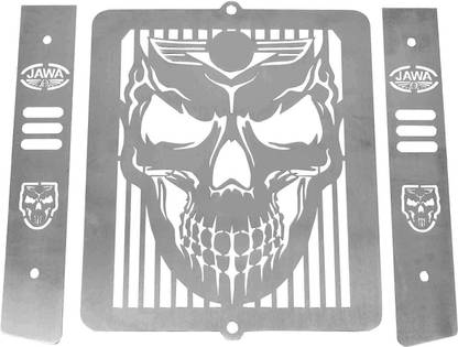 acube mart 42., Classic skull face radiator grill/guard Bike Radiator Guard