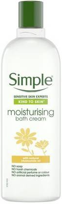 Simple Kind To Skin Moisturizing Bath Cream MADE IN UK