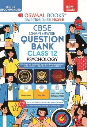 Oswaal Cbse MCQS Question Bank Chapterwise for Term-I, Class 12, Psychology (with the Largest MCQ Question Pool for 2021-22 Exam)  - Question Bank Chapterwise For Term-I, Class 12, Psychology (With the MCQ Question Pool for 2021-22 Exam)