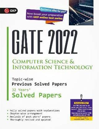 Gate 2022 Computer Science and Information Technology - 32 Years Topic Wise Previous Solved Papers