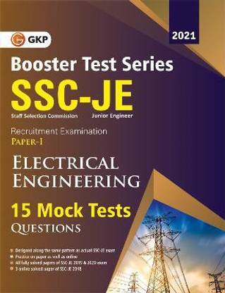 Ssc 2021 Booster Test Series Je Paper 1 Electrical Engineering 15 Mock Tests (Includes 2019-2020 Papers)