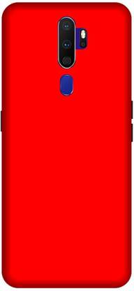 bigcraft Back Cover for OPPO A9 2020 red color theme Printed Back Cover