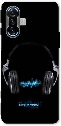 NDCOM Back Cover for POCO F3 GT living electro live 4 music Printed