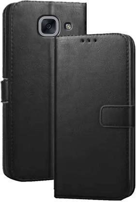 GoPerfect Flip Cover for Samsung Galaxy J7 Max |Leather Finish Flip Cover|Inbuilt Stand & Inside Pockets