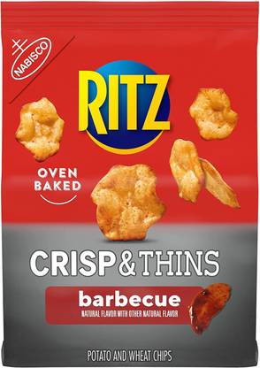 Nabisco Chips Ritz Crisp & Thins Barbecue, 201g Chips