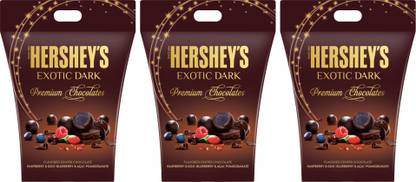 HERSHEY'S Exotic Dark Premium Chocolates Truffles