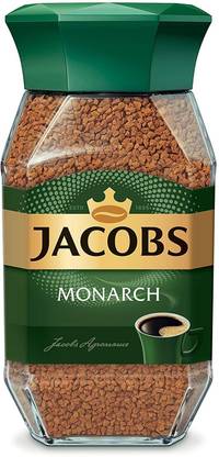 Jacobs Monarch Instant Coffee Bottle, 190g Instant Coffee