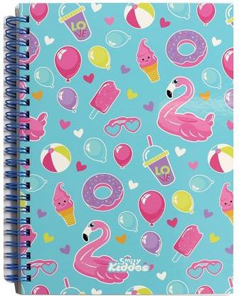 smily kiddos awesome graphic A5 Notebook Lined Notebook 80 Pages